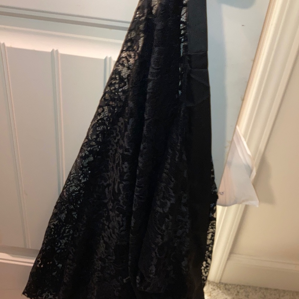 Black see thru robe